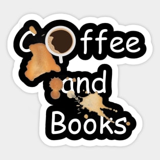 COFFEE AND BOOKS Sticker